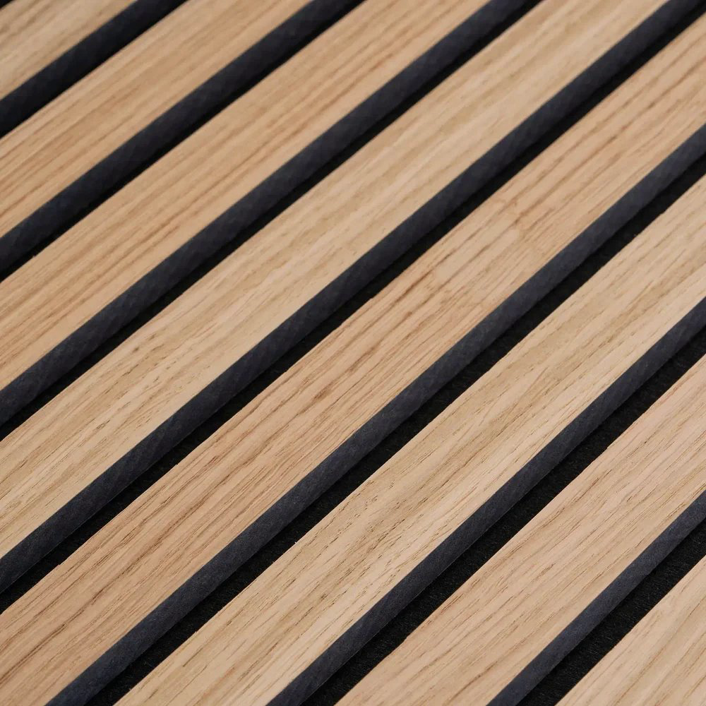 Pannello da parete fonoassorbente in legno (270 × 110 cm)