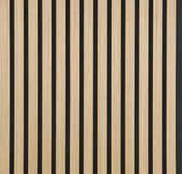 Pannello da parete fonoassorbente in legno (270 × 110 cm)